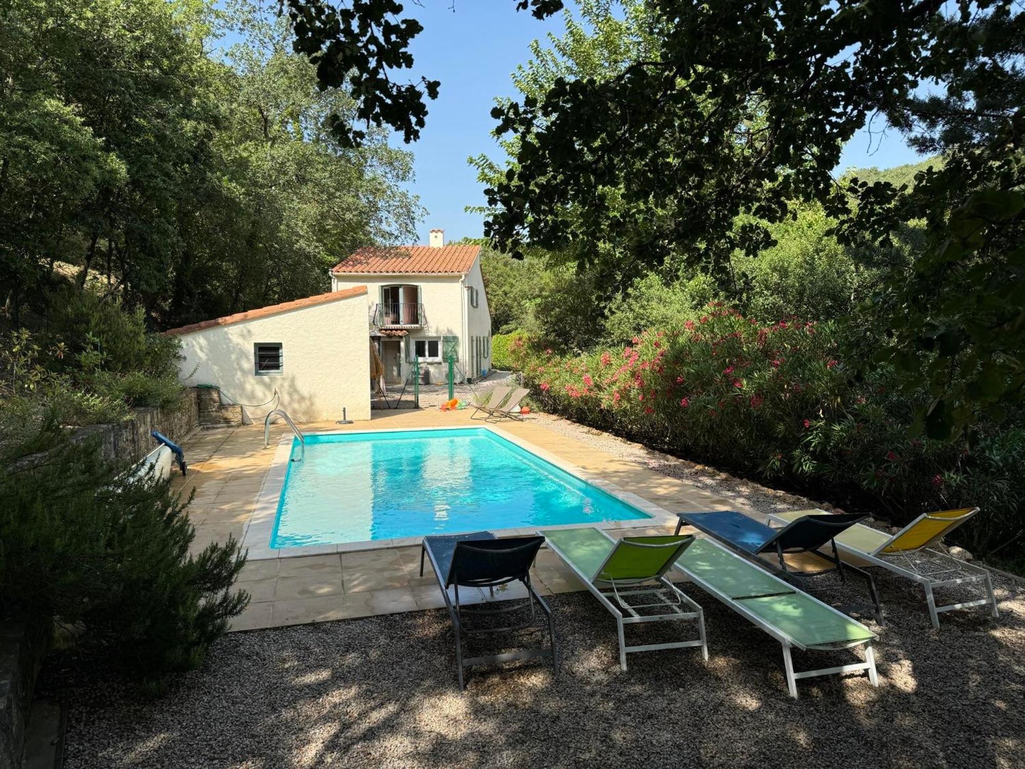 Maison Avec Piscine Chauffee Entre Mer Et Montagne Montauriol (Pyrenees-Orientales) Exterior foto